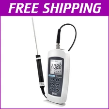 Versatile IP67 Waterproof RTD Platinum Thermometer - 0.1°C Resolution & Portable