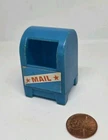 Vintage Fisher Price little people blue Mail Box Mailbox Sesame Street 938