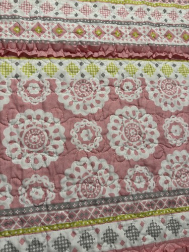 Lush Decor Fox Ruffle Stripe Quilt 66x86 twin #973 - Bild 13 von 17
