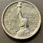 1986 Vintage Rarities Mint Statue of Liberty 1ozt 99.9% Silver High Relief Round
