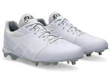 ASICS NEOCONNECT WIDE 1123A055 110 White/White Men's Baseball Spike Shoes mot09