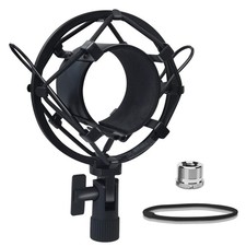Universal Microphone Shock Mount, Mic Clip Holder for Diameter 47mm-53mm Mic ...