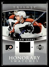 2006-07 Upper Deck Trilogy Honorary Swatches Simon Gagne Philadelphia Flyers