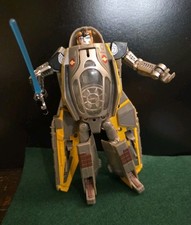 Star Wars Transformer Anakin Skywalker Jedi Starfighter Hasbro Vehículo Juguete