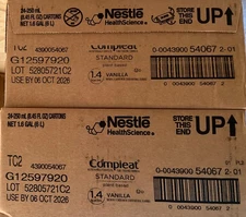 Nestle Compleat Standard 1.4 Tube Feeding Formula 8.45 oz  (2 Cases of 24)