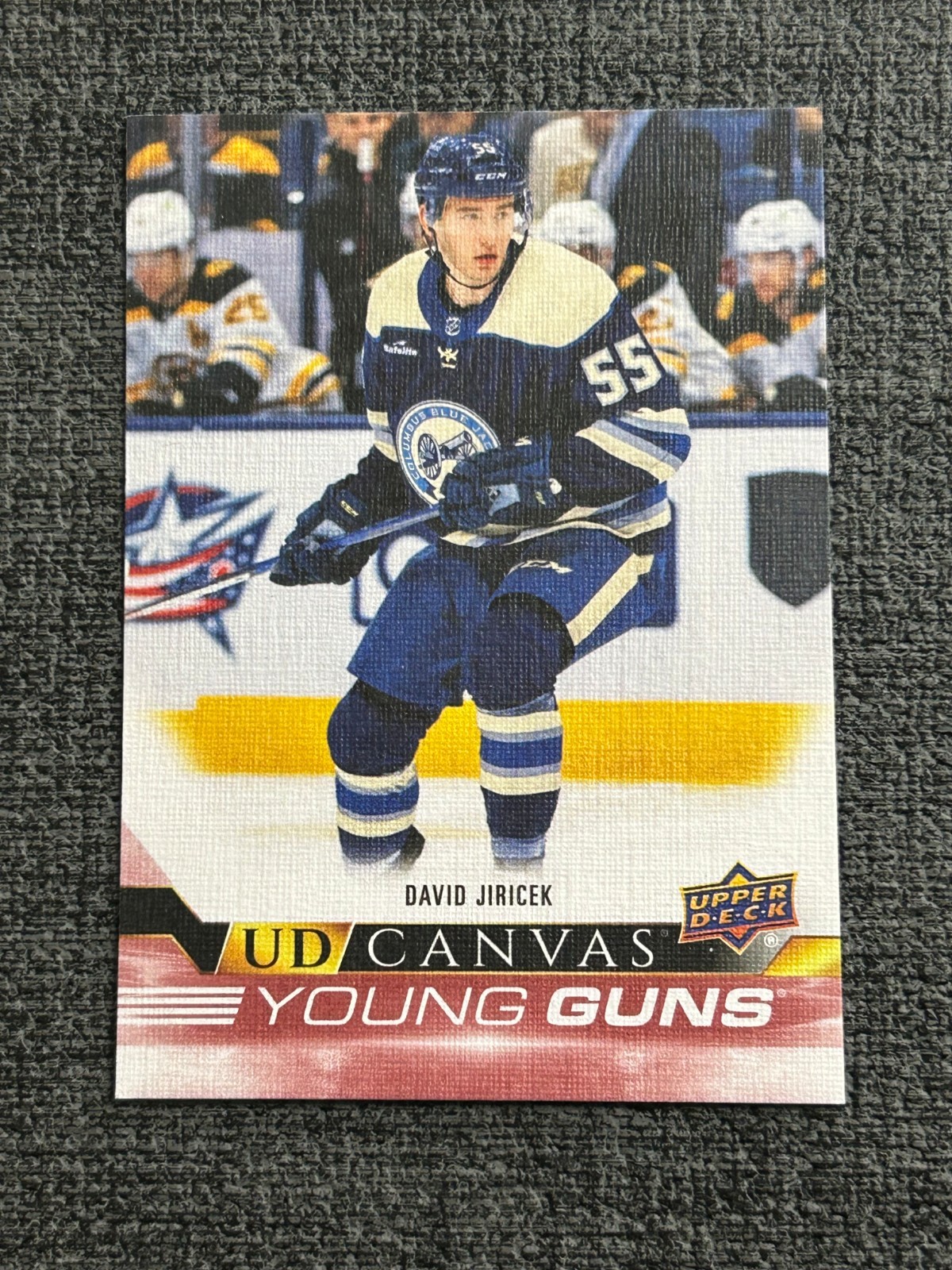 David Jiricek 2022-23 Upper Deck Series 2 Hockey Young Guns Canvas #C227