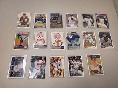 Lot of 17 Baseball Star RC's & Prospect Cards--3 Freeman, 2 Sale, Bogaerts, Etc.