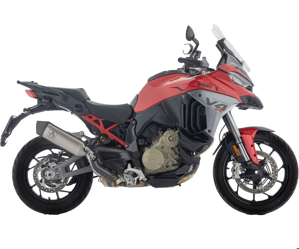 Silenciador de escape Arrow Veloce Titan DUCATI Multistrada V4/S 1100 2025 sin aprobación Foto 2 de 4