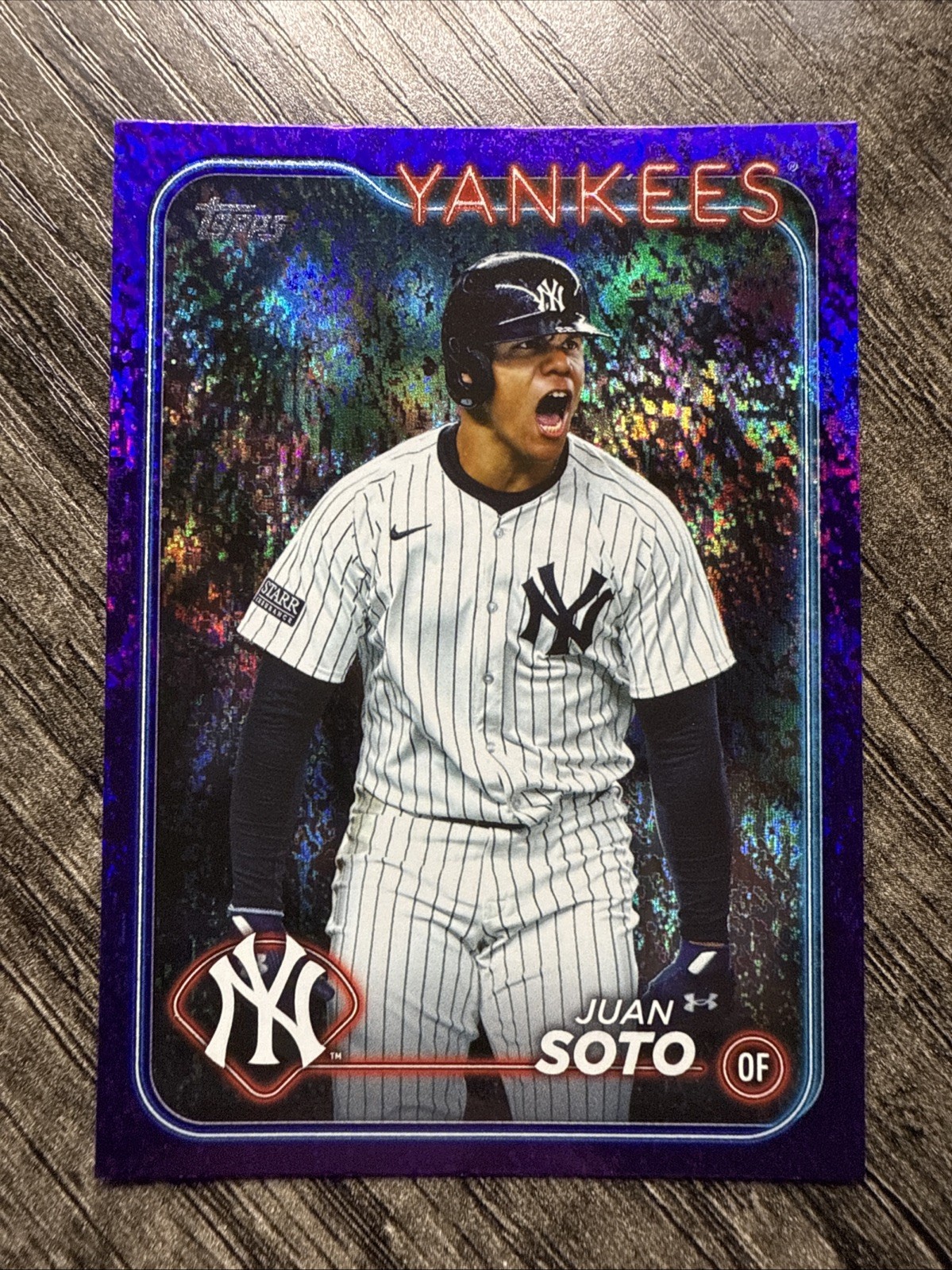 2024 Topps Update Purple Holo Foilboard /799 Juan Soto #US1 New York Yankees