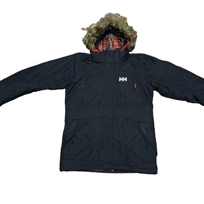 Helly Hansen Size: M Mens Primaloft Fur Hooded Waterproof Jacket Helly Tech