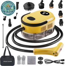 Fast Heating Handheld Steam Cleaner - 15-in-1 High Pressure for Home  Car