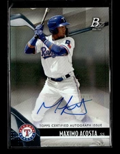 2021 Bowman Platinum #TOP-80 Maximo Acosta Top Prospects Autographs