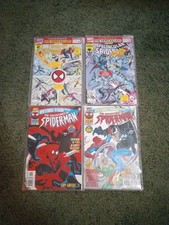 Marvel Comics Spiderman Lot Of 4 Key Venom Is...