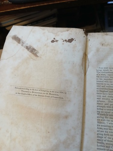 1834 Memoirs Of Rev George Whitefield By John Gillues D. D. Sermons - Picture 10 of 16