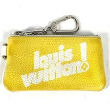 Louis Vuitton Everyday LV Pochette Cle Yellow with Key Ring Coin Wallet M80845 A