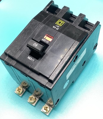 ORIGINAL Circuit Breaker Square D QOB360VH 60 Amp 3 Pole 240V  22kA  Bolt On