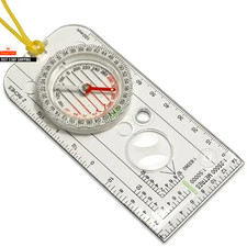 Kompass Navigation Karte Lineal Lesen Scouting Scale Outdoor Orientierungslauf Ausrüstung fo