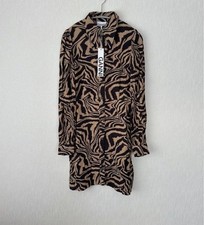 GANNI Tiger Long Sleeve Dress