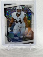 2025 Panini Prizm - Christian Wilkins #40 White Disco Prizm