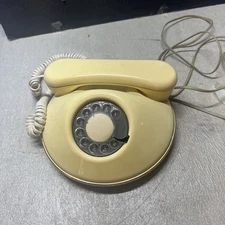 Vintage Rotary Telephone Northern Telecom Desk Phone Yellowing
