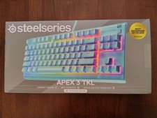 SteelSeries Apex 3 TKL Aqua RGB Gaming Keyboard   New