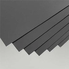 Evergreen Scale Models Black Styrene Sheets .02x8x21 6 EVG9113 Plastic Building