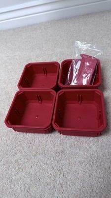 Original Milwaukee PACKOUT SLIM Organizer kompatibel kompakt Mülleimer verschachtelt 4er Pack