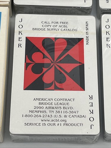 American Contract Bridge League Playing Cards 6 Decks New Blue Gray - Picture 3 of 5