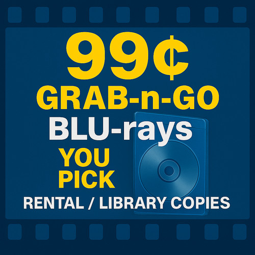 99¢ Grab‑n‑Go Blu‑rays – You Pick – Rental / Library Copies