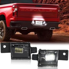 LED License Plate Light Compatible with Chevy Silverado GMC Sierra 1500 2500HD 3