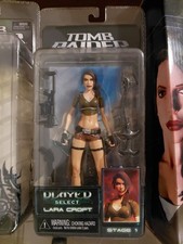 NECA Tomb Raider Lara Croft Stage 1 Player Select Figure – Nuovo