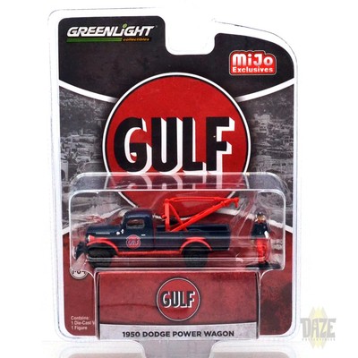 Greenlight Maßstab 1:64 Mijo Exclusive - 1950 Dodge Power Wagon Tow Truck Gulf Oil