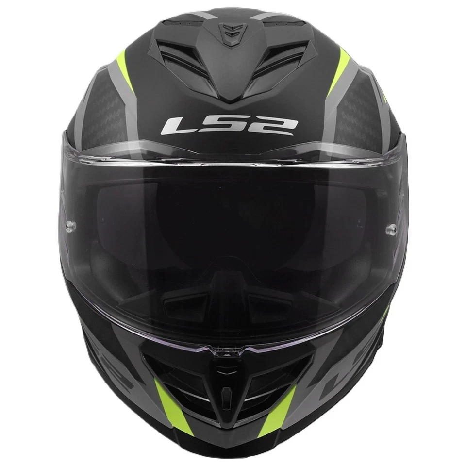 Casque integral moto LS2 FF818 STORM III Double visiere ECE Pinlock, DYNAMO Fluo - Photo 4/4