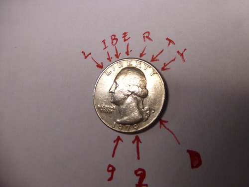 1979 D Washington Quarter Errors Coin - Picture 6 of 14