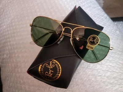 Ray-Ban RB Gold Ombré Aviator Sunglasses
