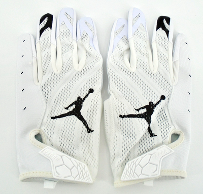 Nike Men's Jordan NFL Vapor Knit 3.0 Football Gloves Color White