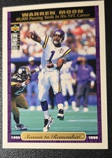 1996 Upper Deck Collector's Choice - Season To Remember Warren Moon #65