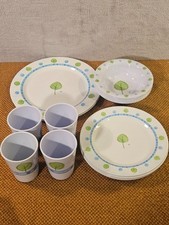 Vintage 80/90s Rayware "Herbs" Melamine Ware Picnic Set of 18 ~ Camping/Caravan