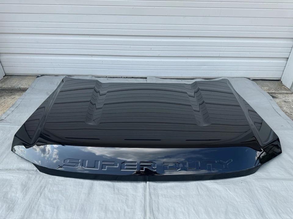 Ford F250 F350 Super Duty 2023-2025 nuevo capó OEM negro ágata Foto 2 de 4