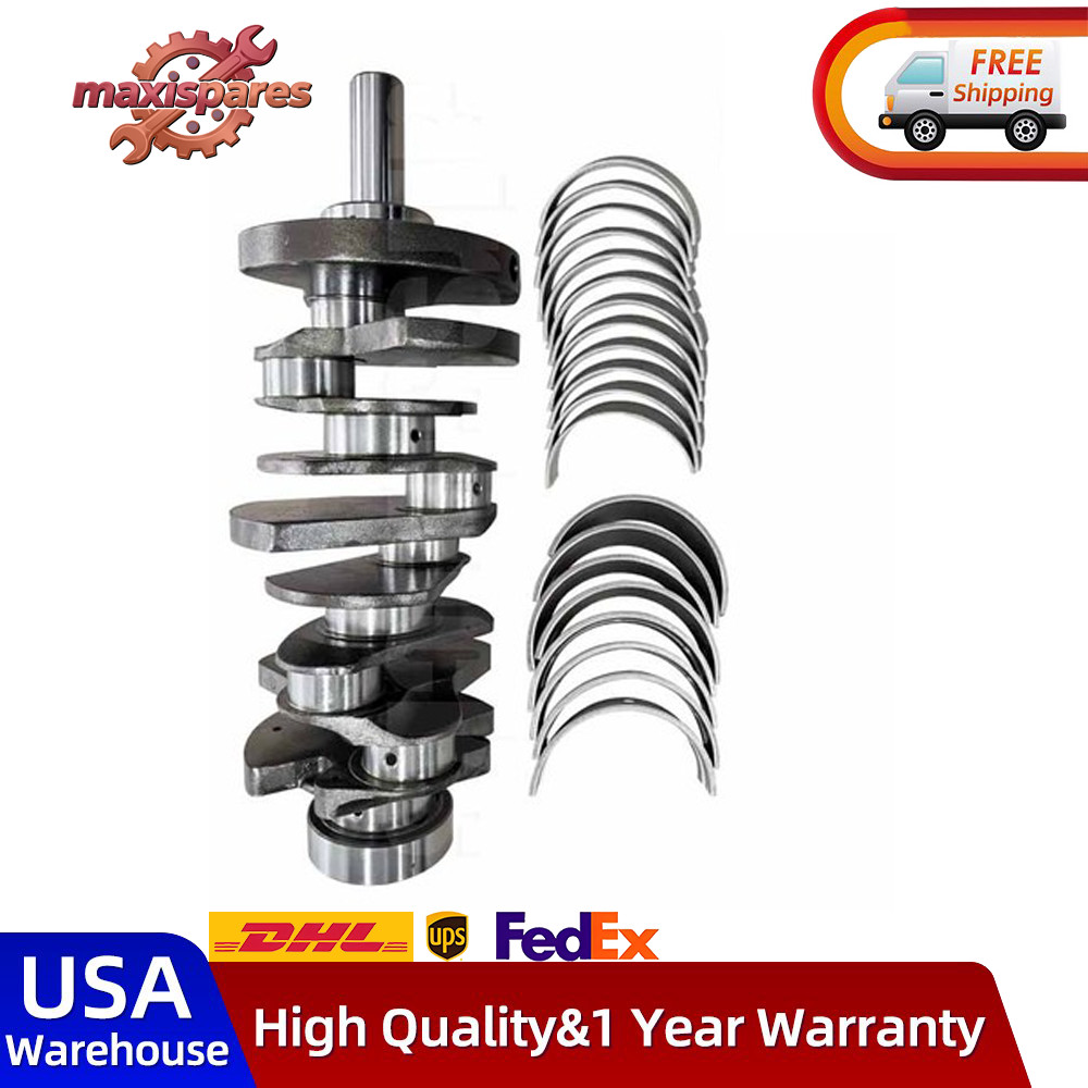 For Maserati Ghibli Levante Quattroporte Crankshaft W/ 2 Bearings 3.0 V6 323957