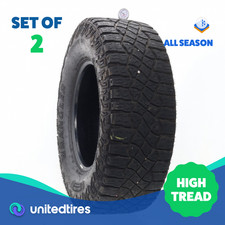 Set Of 2 Used Lt 30570r18 Goodyear Wrangler Territory Mt 126123r - 1132