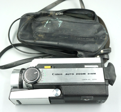 Canon Auto Zoom 318M Super 8 Movie Camera AS-IS w/ Pouch #188 | eBay