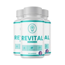 3-Pack Revital Capsules, Revital Support for Health and Wellness - 180 Capsules
