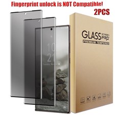 2PCS Anti-Spy Tempered Glass Screen Protector For Samsung Galaxy Note20 Ultra 5G