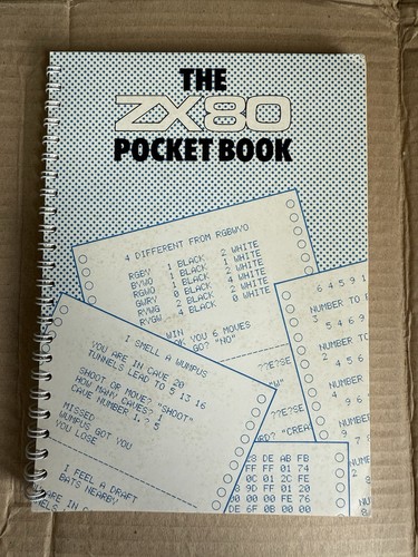 The ZX80 Pocket Book - Sinclair - Trevor Toms - NOS