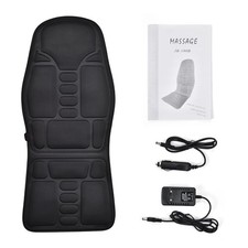 Snailax Vibration Back Massage Car Seat Cushion With Memory Foam - Black...