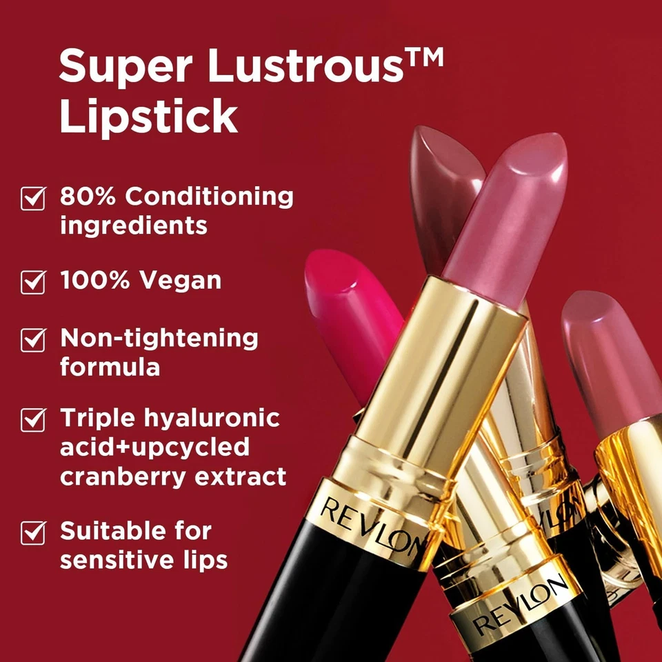 REVLON Super Lustrous Matte Lipstick, Audacious Mauve (409), 4.25 gm - Image 2 of 4