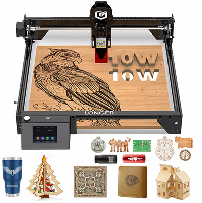 NEW LONGER RAY5 10W 400*400MM LaserEngraver and Cutter CNC Engraving Machine US