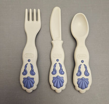 Little Tikes Victorian Silverware Flatware Fork Knife Spoon Pretend Play Kitchen