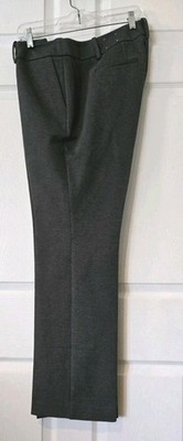 Talbots Soho Women s Plus Dark Gray Stretch Comfort Dress Pants Sz 14w NWT 